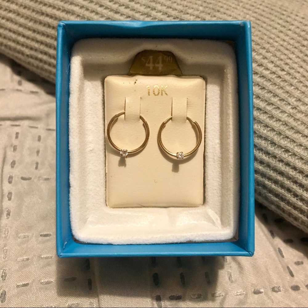 10k Gold Hoop Earrings